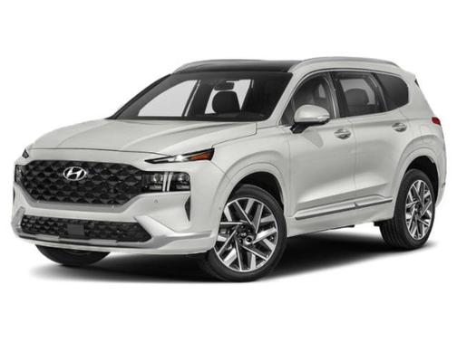 White 2022 Hyundai SANTA FE Limited