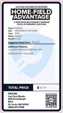 2026 Mazda CX-30 2.5 S