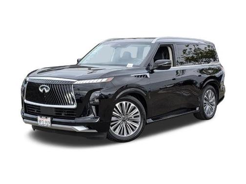 Black Obsidian 2025 INFINITI QX80 LUXE