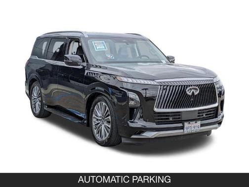 Black Obsidian 2025 INFINITI QX80 LUXE