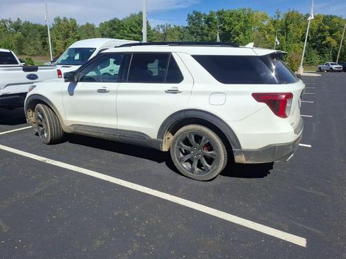 Star White Metallic Tri-Coat 2020 Ford Explorer ST