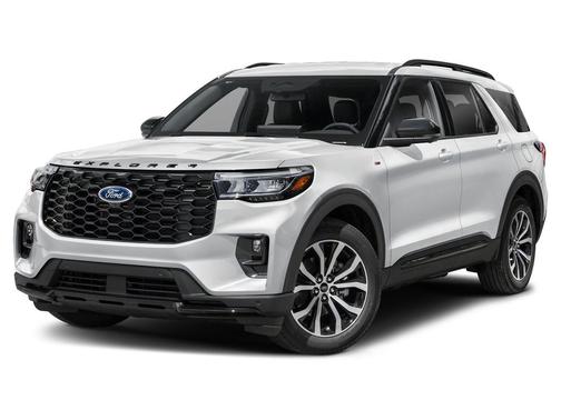 Space White Metallic 2026 Ford Explorer ST-Line