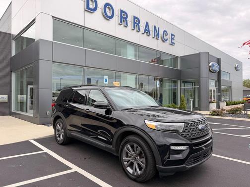 Agate Black Metallic 2023 Ford Explorer XLT