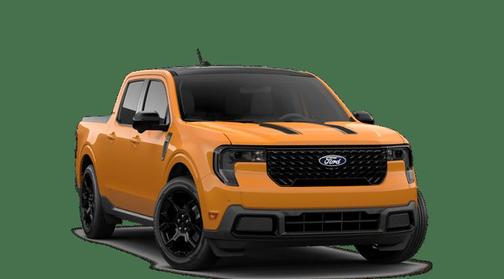 Orange Fury Metallic Tri-Coat 2026 Ford Maverick Lariat