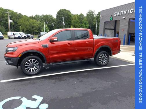 Hot Pepper Red Metallic Tinted Clearcoat 2019 Ford Ranger LARIAT