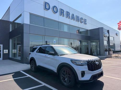 Space White Metallic 2026 Ford Explorer ST