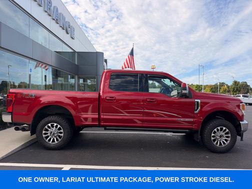 Rapid Red Metallic Tinted Clearcoat 2022 Ford F-350 Lariat