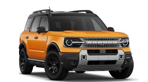 Orange Fury Metallic Tri-Coat 2026 Ford Bronco Sport Badlands