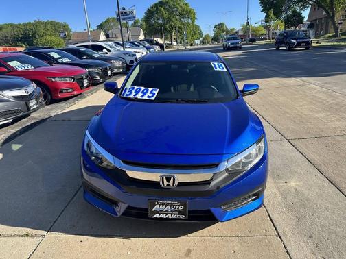Blue 2018 Honda Civic EX