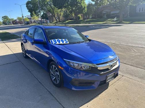 Blue 2018 Honda Civic EX