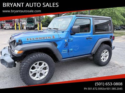 Blue 2021 Jeep Wrangler Islander 4x4