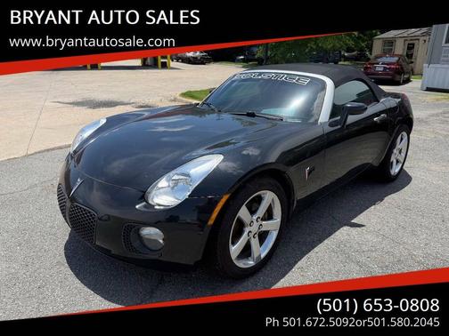 Black 2008 Pontiac Solstice GXP