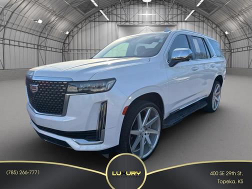 White 2022 Cadillac Escalade Premium Luxury