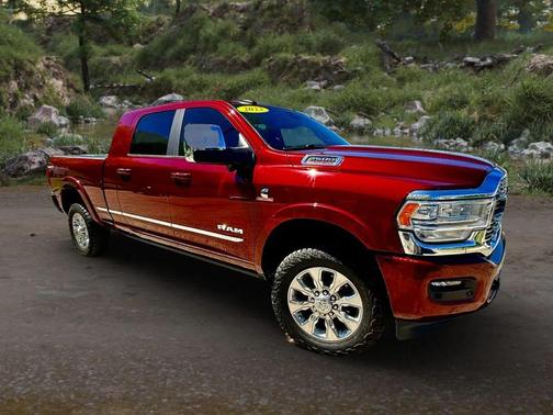 Delmonico Red Pearlcoat 2023 RAM 2500 Limited Mega Cab 4x4 6'4' Box
