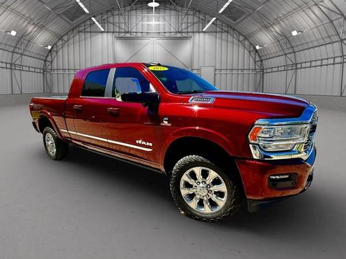 Delmonico Red Pearlcoat 2023 RAM 2500 Limited Mega Cab 4x4 6'4' Box