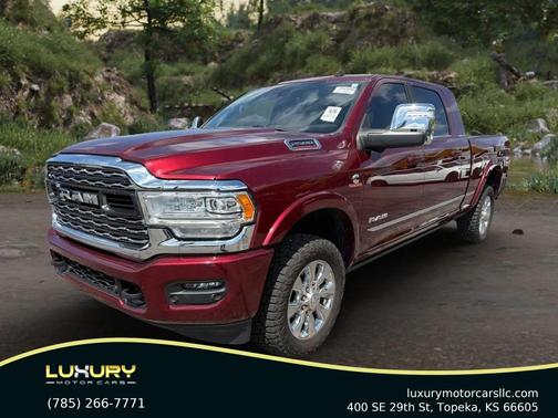 Delmonico Red Pearlcoat 2023 RAM 2500 Limited Mega Cab 4x4 6'4' Box