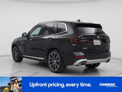 Black 2022 BMW X3 XDrive30i