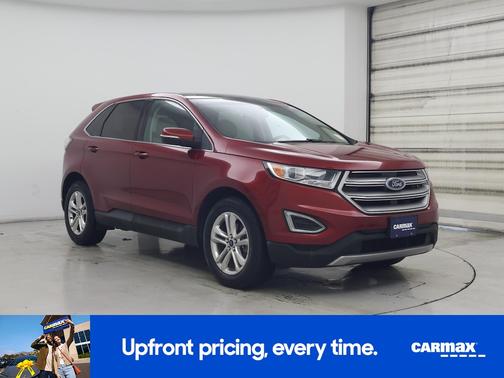 Red 2016 Ford Edge SEL