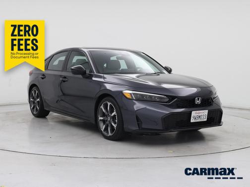 Gray 2026 Honda Civic Hybrid Sport Touring