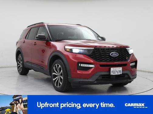 Red 2020 Ford Explorer ST