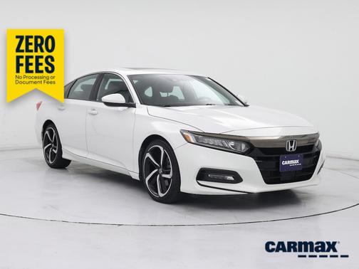 White 2018 Honda Accord Sport