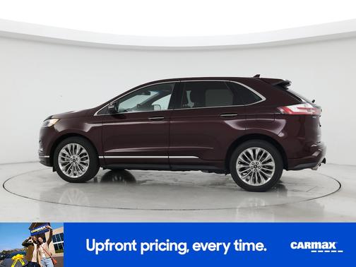 Burgundy 2020 Ford Edge Titanium