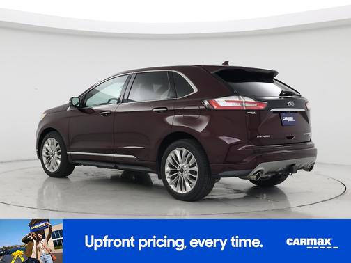 Burgundy 2020 Ford Edge Titanium