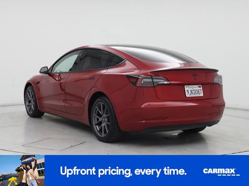 Red 2023 Tesla Model 3