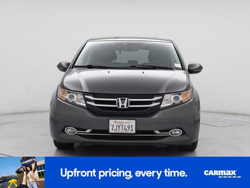 Gray 2015 Honda Odyssey Touring Elite