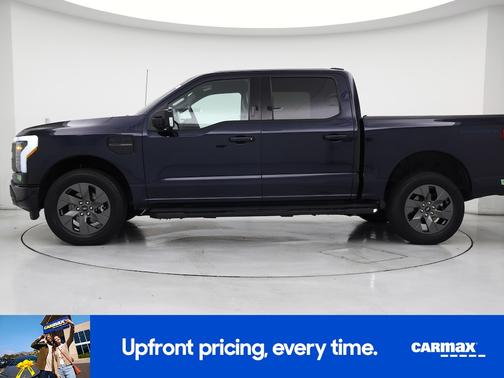 Blue 2022 Ford F-150 Lightning Lariat