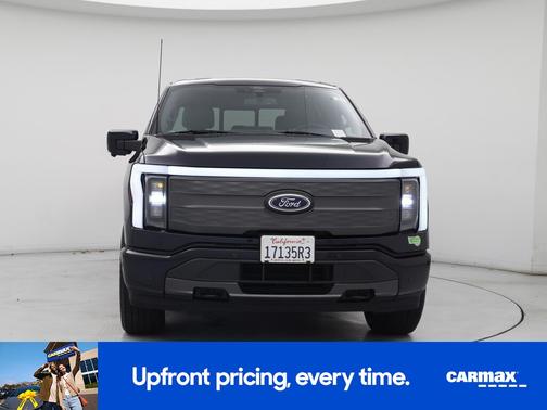 Blue 2022 Ford F-150 Lightning Lariat