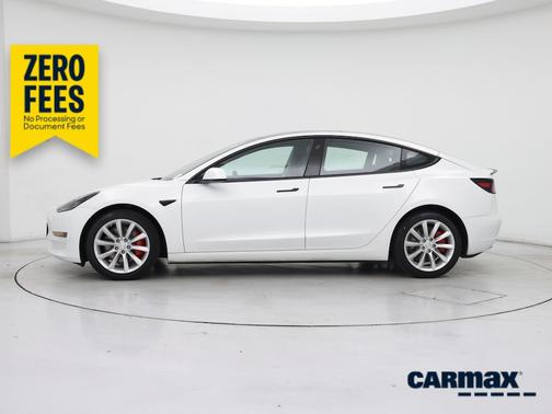 White 2023 Tesla Model 3 Performance