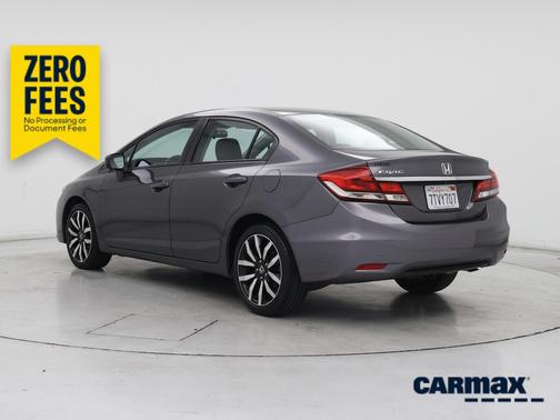 Gray 2015 Honda Civic EX-L