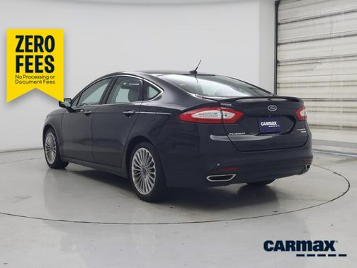 Black 2015 Ford Fusion Titanium