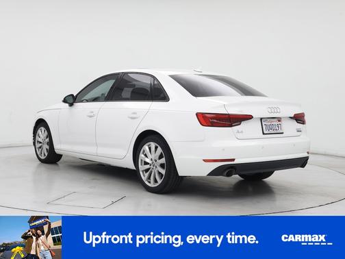 White 2017 Audi A4 Premium
