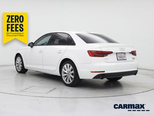 White 2017 Audi A4 Premium