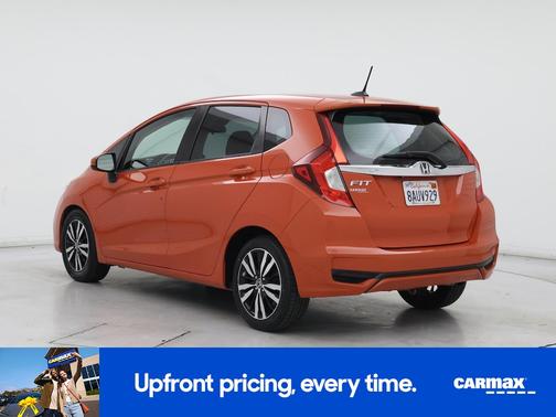 Orange 2018 Honda Fit EX