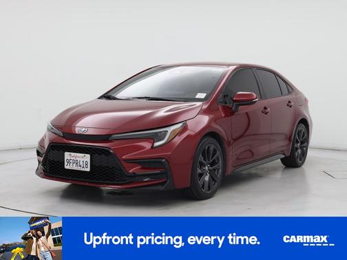 Red 2023 Toyota Corolla Hybrid SE Infrared