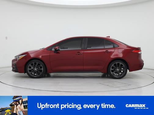 Red 2023 Toyota Corolla Hybrid SE Infrared