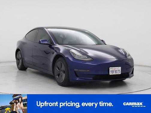Blue 2022 Tesla Model 3 Long Range