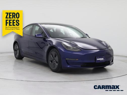 Blue 2022 Tesla Model 3 Long Range