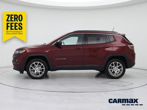 Red 2022 Jeep Compass Latitude Lux