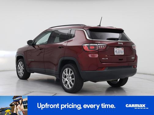 Red 2022 Jeep Compass Latitude Lux