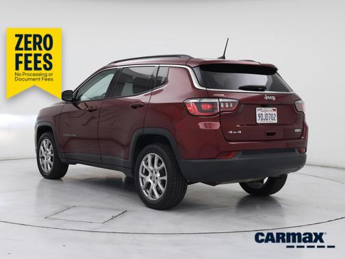 Red 2022 Jeep Compass Latitude Lux