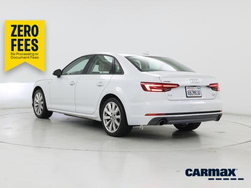 White 2018 Audi A4 Premium