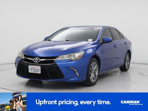 Blue 2017 Toyota Camry SE