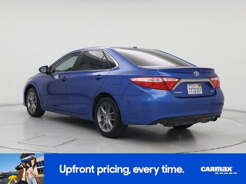 Blue 2017 Toyota Camry SE
