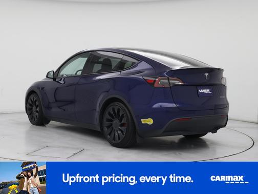 Blue 2022 Tesla Model Y Performance