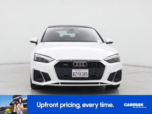 White 2022 Audi A5 Sportback S-Line Premium Plus