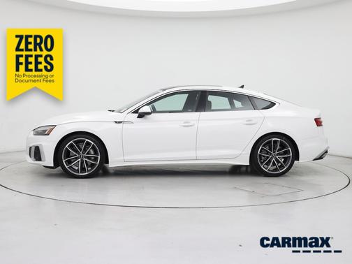 White 2022 Audi A5 Sportback S-Line Premium Plus